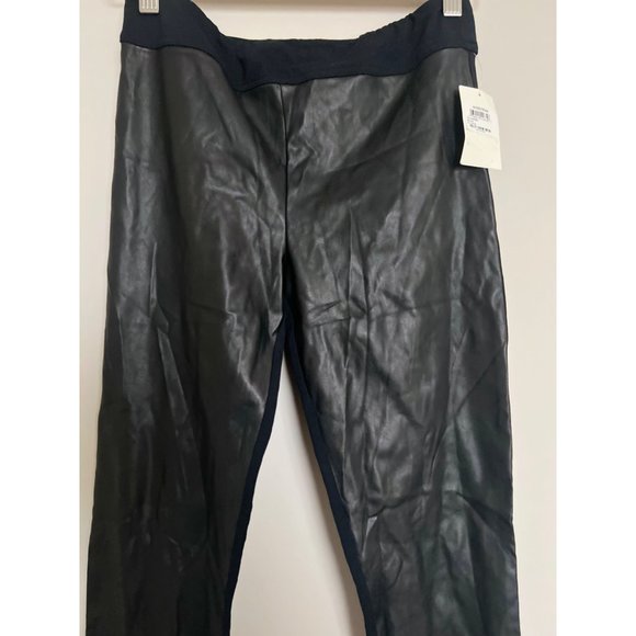 NWT Tucker & Tate Black Front Leather Leggings -  XL (14/16) - Picture 3 of 11